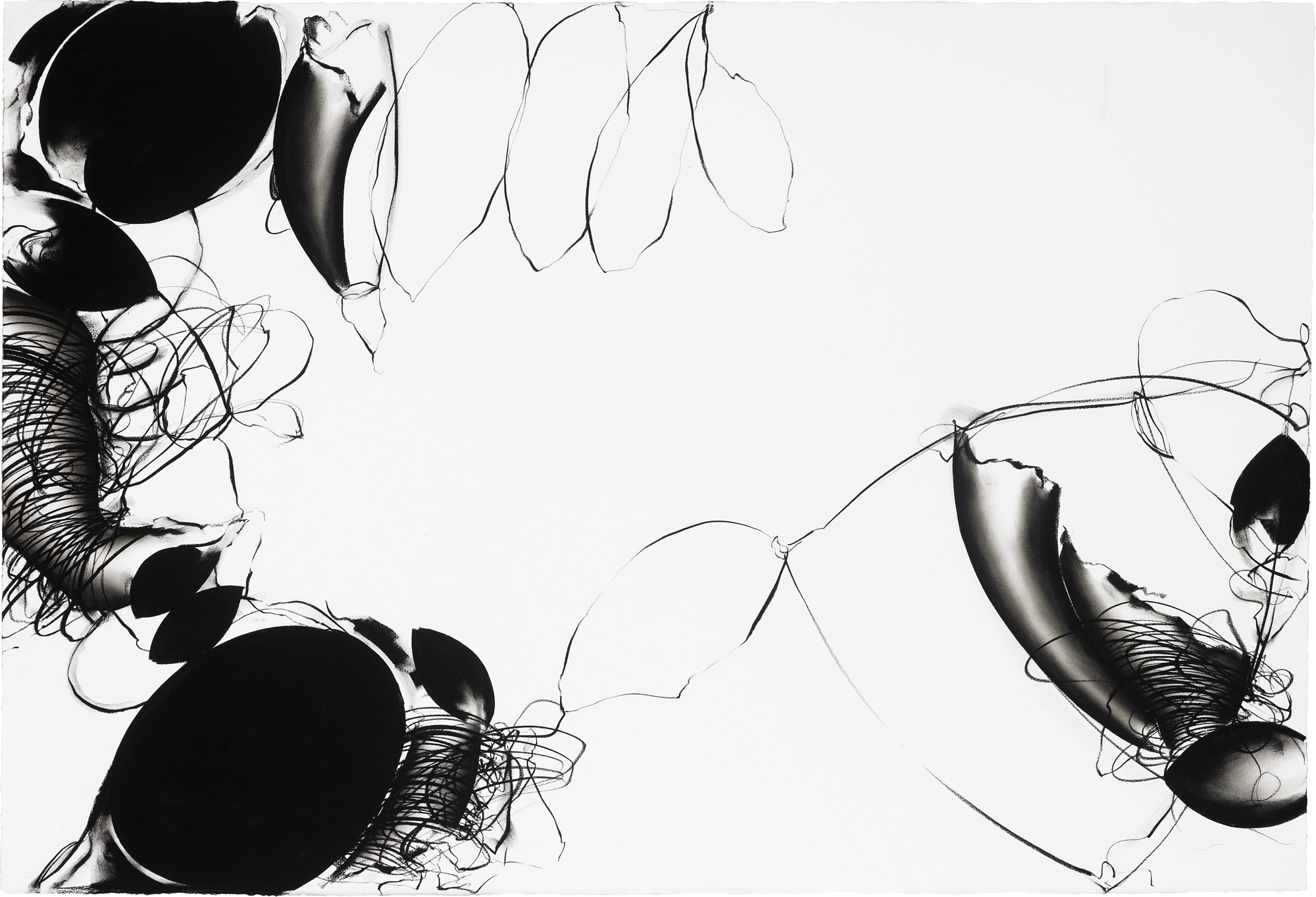 riverrun , Pastel pigment on cotton paper, 30 x 44 inches, 2012